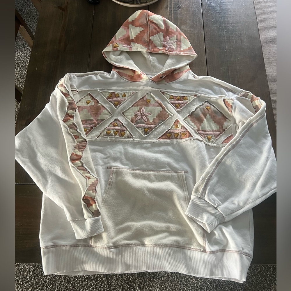NWOT Free People Nordic It’s A Vibe Hoodie